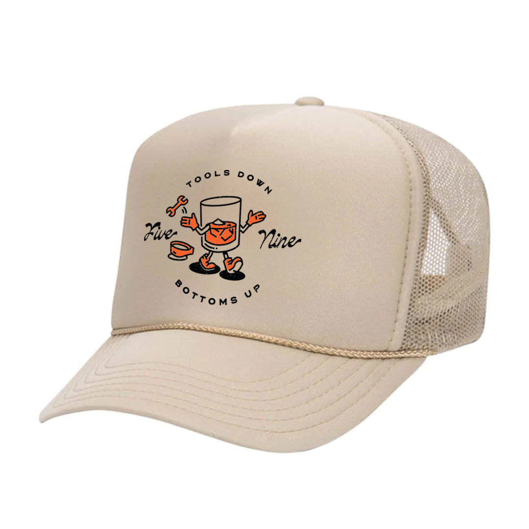 Bottoms Up Foam Trucker Hat